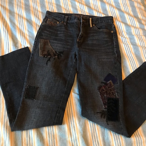 Lauren Ralph Lauren Denim - Ralph Lauren patchwork jeans